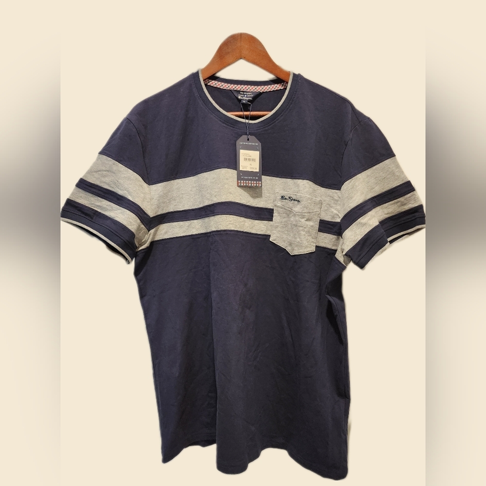Size XL Ben Sherman Tee T-shirt Navy